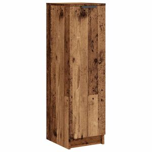 vidaXL skoreol 29,5x35x100,5 cm konstrueret tr&aelig; gammelt tr&aelig;-look