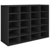 vidaXL skoreol 92x30x67,5 cm konstrueret tr&aelig; sort