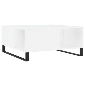 vidaXL sofabord 80x80x36,5 cm konstrueret tr&aelig; hvid