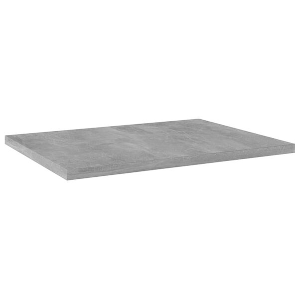 vidaXL boghylder 4 stk. 40x30x1,5 cm konstrueret tr&aelig; betongr&aring;