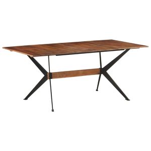 vidaXL spisebord 180x90x76 cm massivt mangotr&aelig;
