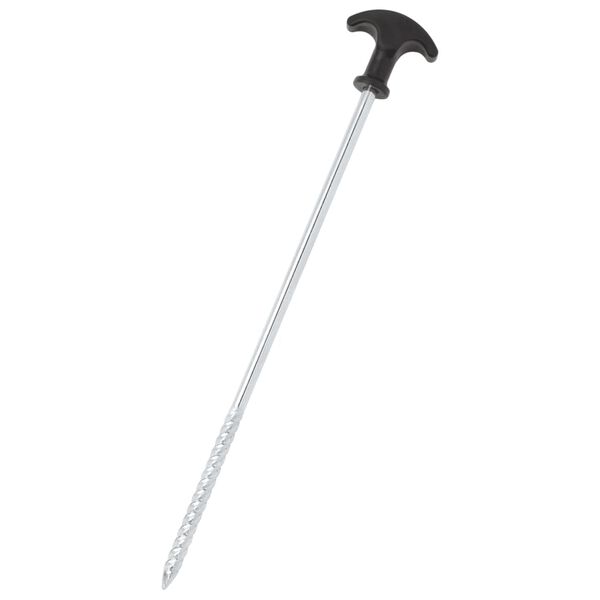 vidaXL teltpl&oslash;kker 24 stk. 30 cm &Oslash;7 mm galvaniseret st&aring;l