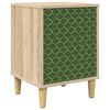 vidaXL Natskab GELEEN Sonoma-eg 36 x 33 x 50 cm Konstrueret tr&aelig;