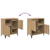 vidaXL Sideboards 2 pcs Artisan Egetr&aelig; 60 x 35 x 70 cm Konstrueret tr&aelig;
