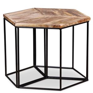vidaXL sofabord 56x48x40 cm massivt mangotr&aelig;