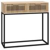 vidaXL konsolbord 80x30x75 cm konstrueret tr&aelig; og jern