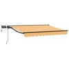 vidaXL Manuel markise-ramme med LED-lys Sandfarvet 2,5 x 2 m