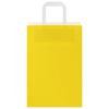 vidaXL papirposer 250 stk. med h&aring;ndtag 21x11x31 cm gul