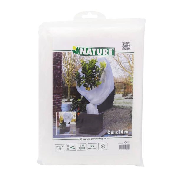 Nature frostdækken 2x10 m 30 g/m² fleece hvid