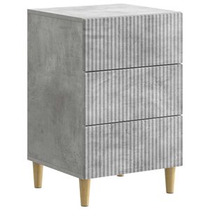 vidaXL Natskab med skuffe Betongr&aring; 43 x 41 x 66,5 cm Konstrueret tr&aelig;