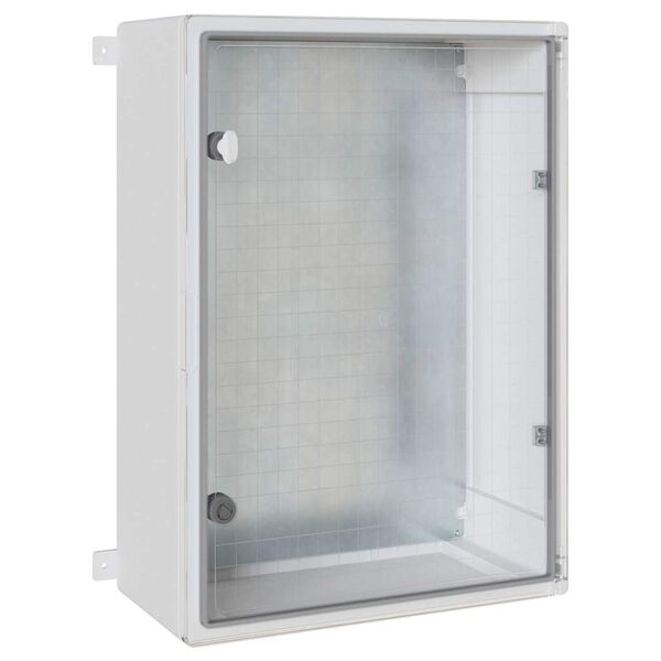 vidaXL Kontrolskab Gr&aring; 50 x 24,5 x 70 cm ABS Plastik