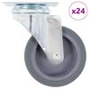 vidaXL drejehjul 24 stk. 75 mm