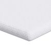 vidaXL Madras topper Hvid 90 x 190 cm Jacquard Stof