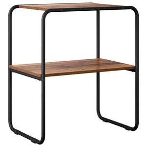 vidaXL Konsolbord Gammelt tr&aelig; 80 x 42,5 x 70 cm Konstrueret tr&aelig;