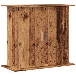 vidaXL akvariebord 81x36x73 cm konstrueret tr&aelig; antikt eg