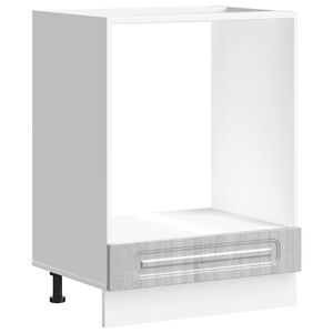 vidaXL ovnskabe Kalmar konstrueret tr&aelig; gr&aring; sonoma