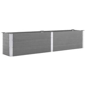 vidaXL h&aelig;vet plantekasse 250x50x54 cm WPC gr&aring;