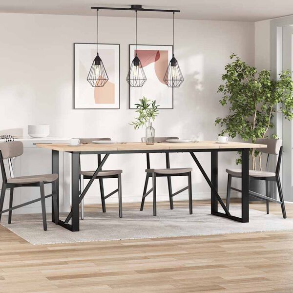 vidaXL bordplader 4 stk. 100x50x2,5 cm rektangul&aelig;r massivt fyrretr&aelig;