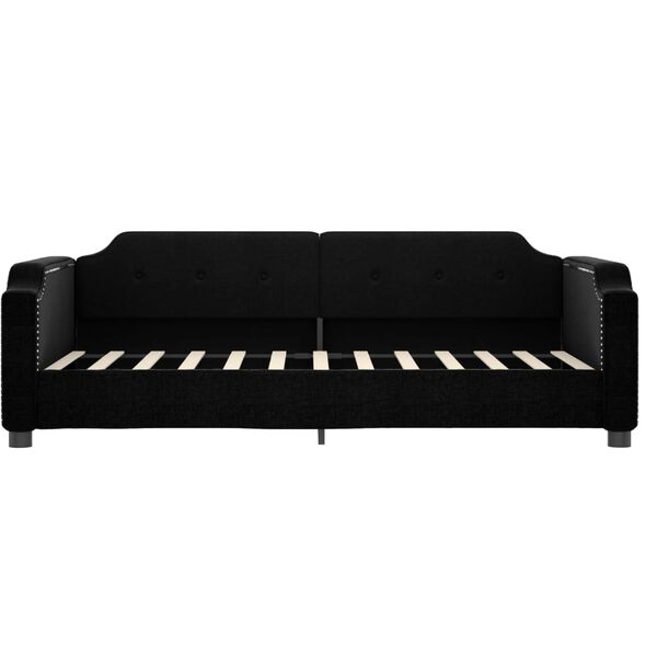 vidaXL daybed 90x200 cm stof sort