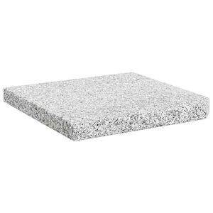 vidaXL v&aelig;gtplade til parasol granit 25 kg firkantet gr&aring;