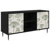 vidaXL TV-skab GOTHA 102 x 33 x 51 cm Sort eg Konstrueret tr&aelig;