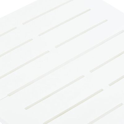 vidaXL foldbart havebord 45x43x50 cm plastik hvid