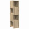 vidaXL Hj&oslash;rneskab 25,5x25x102cm Konstrueret tr&aelig; Sonoma eg