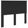 vidaXL Hovedg&aelig;rde Sort Eg 100 cm Konstrueret tr&aelig;