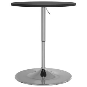 vidaXL barbord 60x60x90 cm konstrueret tr&aelig; og forkromet st&aring;l sort