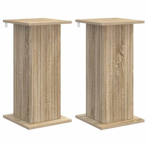 vidaXL Planteholder 2 pcs Sonoma-eg 30,5 x 30 x 60,5 cm