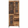 vidaXL Highboard Gammelt tr&aelig; 69,5 x 34 x 180 cm Konstrueret tr&aelig;