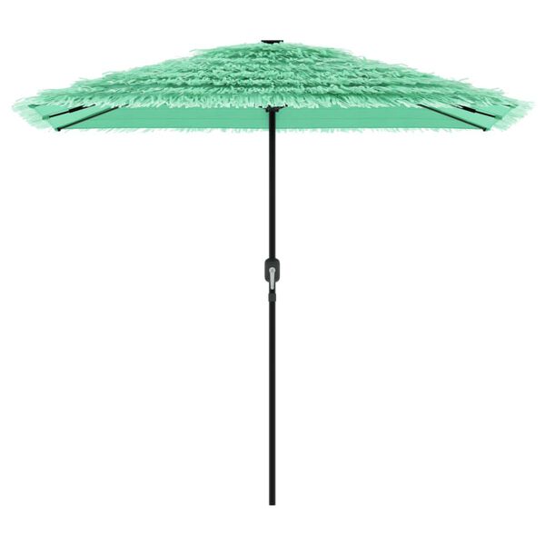 vidaXL haveparasol med st&aring;lstang 248x248x248 cm gr&oslash;n