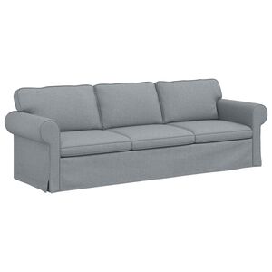 vidaXL Sofa Lysegr&aring; 245 x 82 x 80 cm Stof