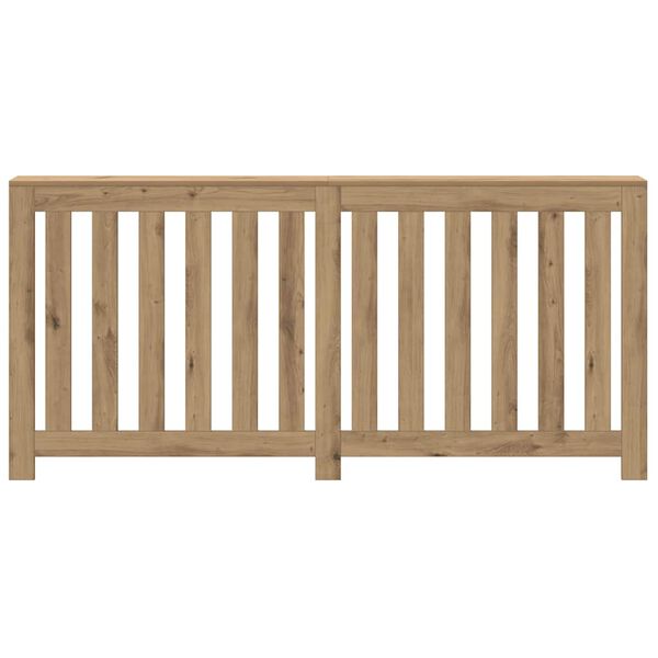 vidaXL radiatorskjuler 175x20x82 cm konstrueret tr&aelig; egetr&aelig;sfarve