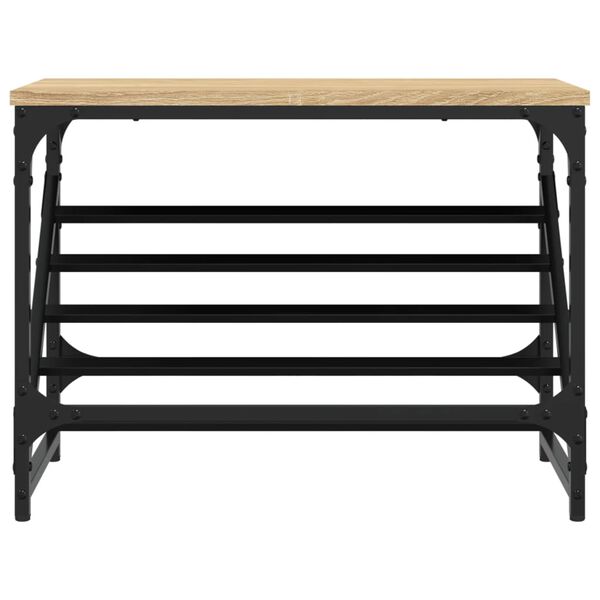 vidaXL skoreol 60x30x45 cm konstrueret træ sonoma-eg