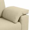 vidaXL Sofa Sæt 2 pcs Creme 219 x 77 x 82 cm Stof