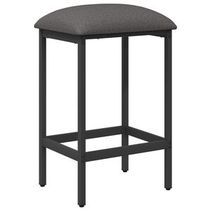 vidaXL Barb&aelig;nk Lysegr&aring; 40 x 32 x 74 cm Konstrueret tr&aelig;