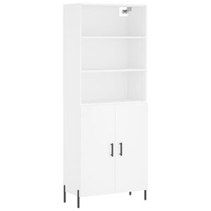 vidaXL h&oslash;jskab 69,5x34x180 cm konstrueret tr&aelig; hvid
