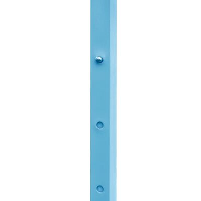 vidaXL foldbart pop-op-festtelt med sidevægge 3 x 6 m stål hvid
