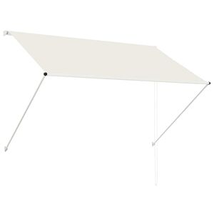 vidaXL foldemarkise 200 x 150 cm cremefarvet
