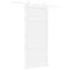 vidaXL Skyded&oslash;r 93 x 211 cm Konstrueret tr&aelig; Hvid