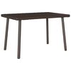 vidaXL havesofabord 60x40x37 cm firkantet polyrattan brun