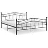 vidaXL sengestel sort metal 160 x 200 cm