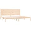 vidaXL sengeramme 200x200 cm massivt tr&aelig;