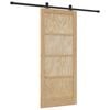 vidaXL Skyded&oslash;r ORKDAL Naturfarvet 86 x 198,5 cm Massivt fyrretr&aelig;