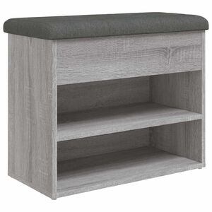 vidaXL skob&aelig;nk 62x32x50 cm konstrueret tr&aelig; gr&aring; sonoma-eg