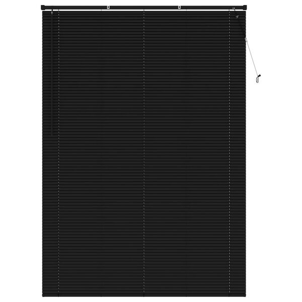 vidaXL Persienner Indstillelig Sort 213 x 160 cm PVC