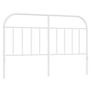 vidaXL udskiftningsgavl 150 cm metal hvid