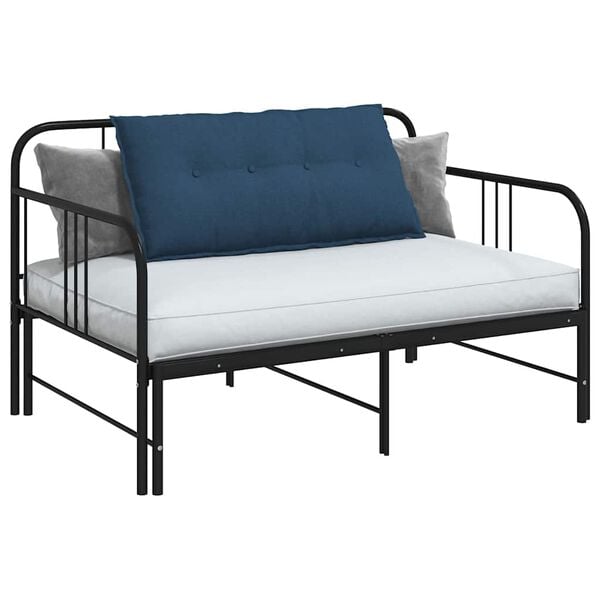 vidaXL Rygpude Bl&aring; 100 x 19 x 50 cm Stof