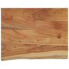 vidaXL v&aelig;ghylde 50x40x2,5 cm rektangul&aelig;r massivt akacietr&aelig;